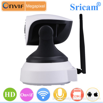 Sricam SP017 IEEE 820.11 b/g/n Wireless Wifi Pan Tilt Memory Card Record Indoor Infrared IP Camera
